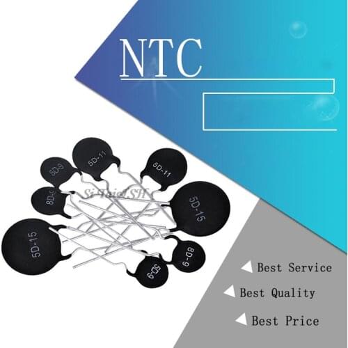 10pcs Thermal Resistor NTC 5D-11 10D-9 10D-11 47D-15 10D-20 10D-13 8D-11 10D-15 5D-15 10D-7 MF11-103 33D-7 8D-12 20D-20 5D-9