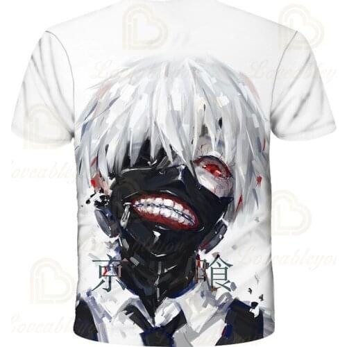 Tokyo Ghoul T Shirt Women Men High Quality Cool Japan Anime T-shirt Harajuku Streetwear Tees 3d Boys