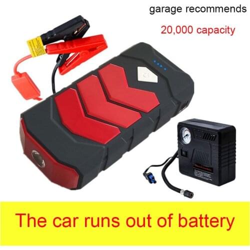 2021 Large Capacity Battery Power Bank Starting Device Car Emergency 12V 600A 20000mAh 30000mAh Jumpstarter Car Jump Starter