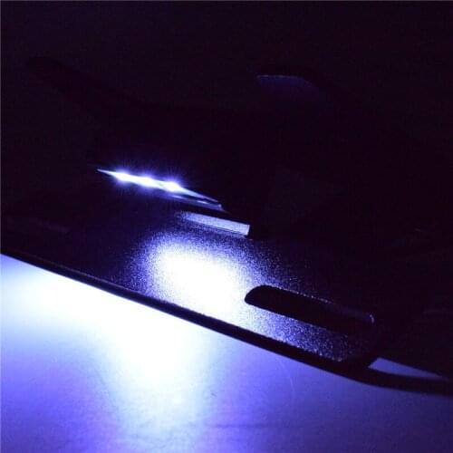 Waase Motorbike For Suzuki GSXR600 GSXR750 2008 2009 2010 Fender Registration Bracket License Plate Holder Frame w/ LED light