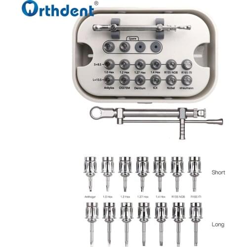 1 Set Dental Implant Restoration Tool Kit Dentistry Universal Implant Torque Screwdrivers Wrench Dentist Material