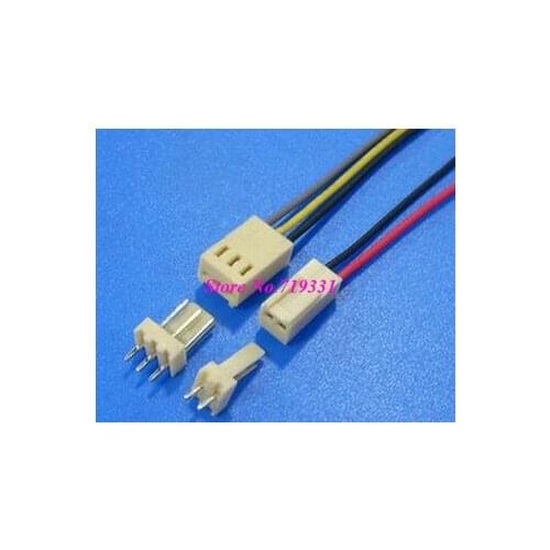 10sets Micro Mini KF2510 2.54mm 2p 3p 4 pin 5 pin 12P Male & Female Plug with Wired