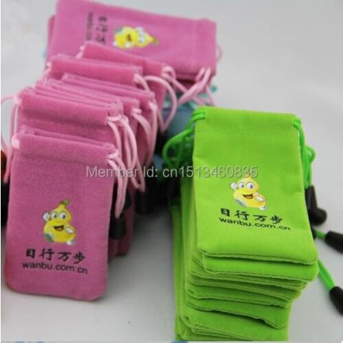 100pcs/lot HIgh quality velvet jewerly bag/pouch for cosmetic/Iphone6 plus,Size can be customized,Various colors,wholesale
