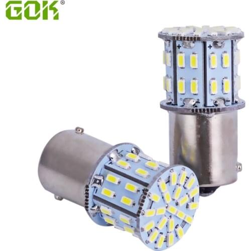 2pcs External Light S25 Ba15s BAY15D 1156 1157 led 50smd LED 3014 Turn Signal Led Car Auto Light Tail Brake Bulbs P21W light