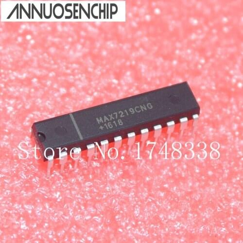 50pcs/lot MAX7219 MAX7219CNG MAX7219ENG DIP-24 New and original