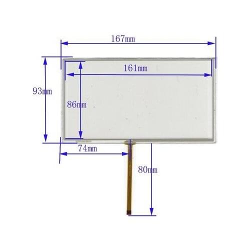 7 inch / 167 * 93 touch screen / 6.95 inch touch screen/TM070RDH01 / C070VW03 V0