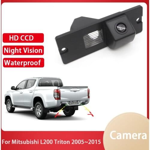 Car CCD Night Vision Back up Rear View Camera For Mitsubishi L200 Triton 2005 2006 2007 2008 2009 2010 2011 2012 2013 2014 2015