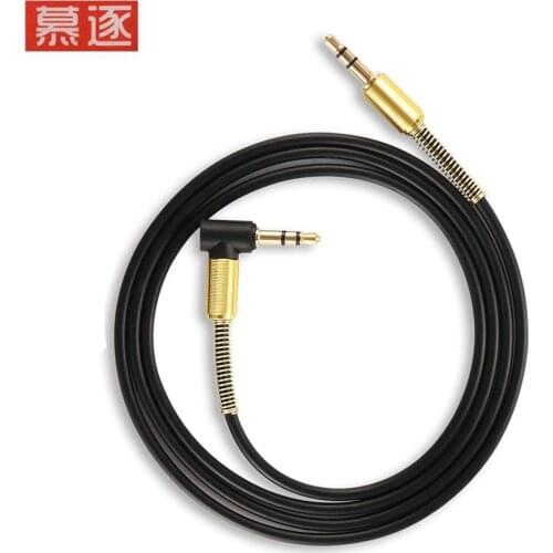 Auto Aux Audio Kabel 3,5mm Klinke Stecker auf Stecker HIFI Universal Stereo Audio Kabel mit 90 Grad Winkel