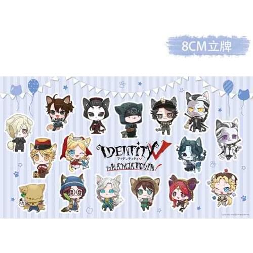 Anime Identity V Eli Clark Seer Naib Subedar Afternoon Tea Series Acrylic Keychain Pendant Game Bag Charm Keyring Cosplay Gift