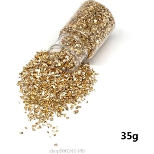 DIY Jewelry Making Epoxy Mold Crafts Tool Shell Metal Broken Stones UV Resin Epoxy Resin Filling Accessory O26 20 Dropshipping