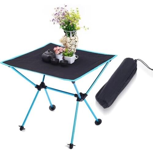 Camping Table Lightweight Outdoor Folding Table Portable Durable Leisure Table Tavel BBQ Picnic Aluminium Desk Folding Table
