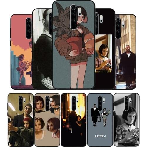 Leon:The Professional Soft Silicone black Phone Case For Redmi 4A 4X 5PLUS 5A NOTE 9S 9 8T 8 7 6 5 4 PRO