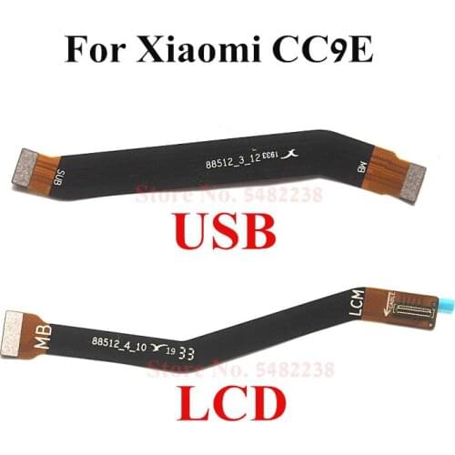 Original USB Motherboard Connector For Xiaomi CC9E MiCC9E LCD main board Data transmission tape Date Display Flex Cable