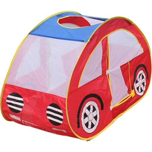 Portable Kids Baby Children Pop Up Play Tent Indoor Outdoor Games Car Shape Playhouse Toy Gift