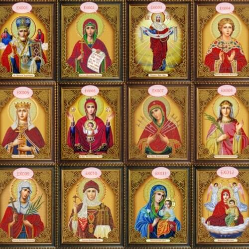 Religion Icon of Leader Diamond Mosaic True Religious Men Diamond Embroidery Rhinestones 5D DIY Diamond Paintings