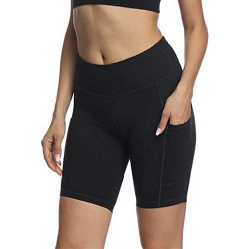 2020 Summer High Waist Shorts Women Fashion Fitness Gym Push Up Shorts Workout Short Feminino Solid Color Skinny Women Shorts