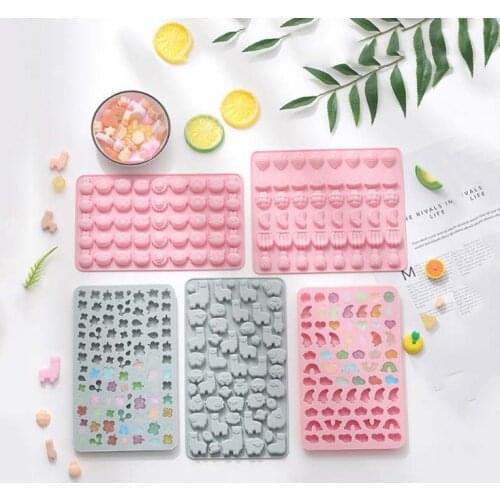 Silicone Baking Mold Steamable Candy Mold Homemade Cartoon Chocolate Epoxy Glue Mould
