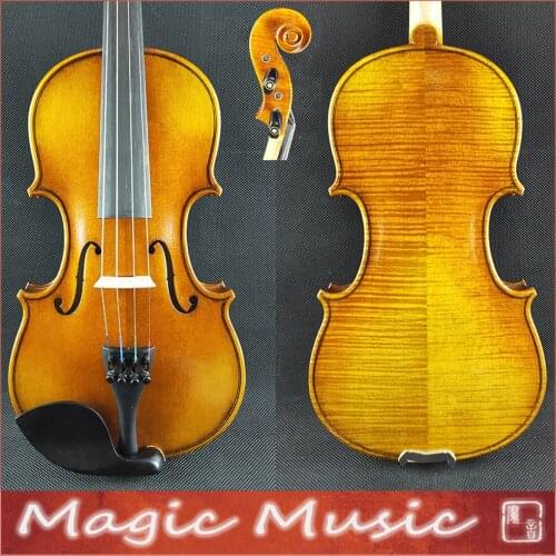 1/4 Size Violin! Antonio Stradivarius 1714 "Soil" Copy Master Level 1/4 Violin, European Spruce & handmade oil varnish