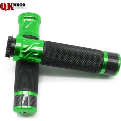 Universal Motorcycle Handlebar Grips Handle Bar End fit most street and sport bikes with 22mm standard hollow handlebars
