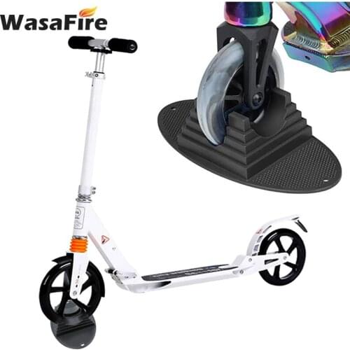 Universal Mountain Bike Wheel Electric Scooter Fixing Pad Portable Bike Scooter Stand Holder Bracket Fit for 95mm To 120mm