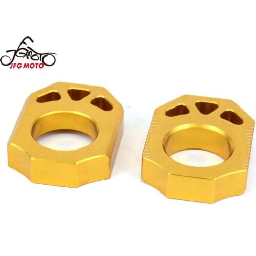 Motorcycle CNC Rear Chain Adjuster Axle Block For SUZUKI RMZ250 2004-2016 RMZ450 05-16 RMX450Z 10-15 RMZ 250 450 RMX 450Z