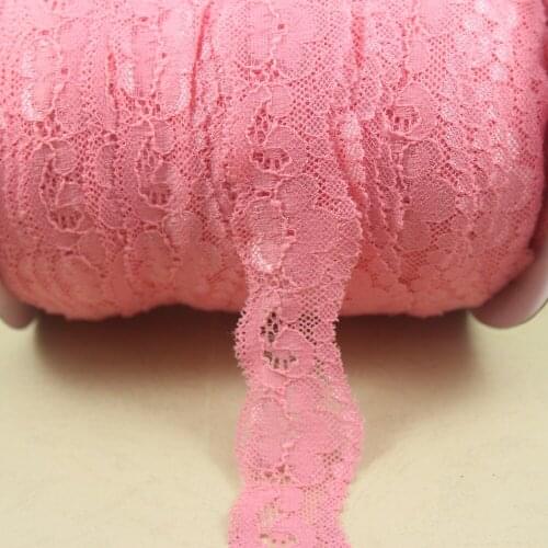 10 Yards/lot 32mm Width Elastic Stretch Lace Trim Sewing Headband Elastic Lace