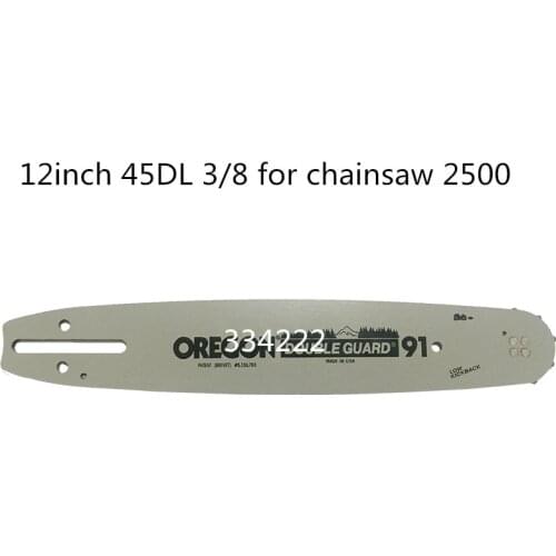 Guide bar 12" inch for smaller gasoline Chainsaw 2500 25cc 3800 38cc good quality free shipping charge