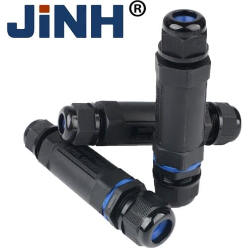 15PCS IP68 0.5-2.5mm2 Wire LED Connectors Electrical Sealed Retardant Junction Box 3/4/5 Pins Cable Conectors