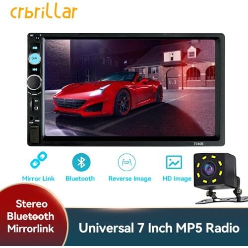Car Radio 7 Inch MP5 Player Bluetooth TF USB FM Camera Touch Screen For VW Toyota Nissan Honda Multimedia player Audio Stereo