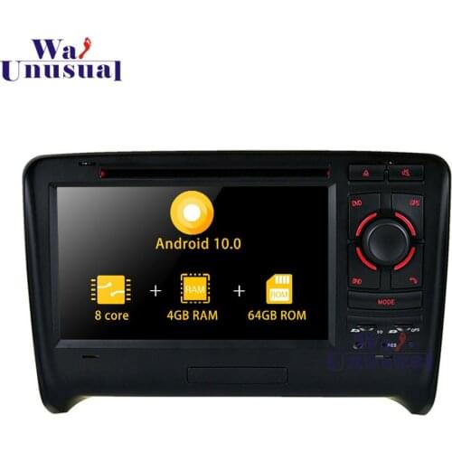 7'' Pure Android 10.0 Car Audio Player For Audi TT 2006 2007 2008 2009 2010 2011with GPS+BT+WIFI+Mirror Link+OBD+Octa Core 64G