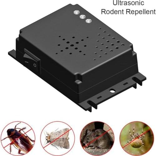Car Mice Repeller Ultrasonic Mice Pest Control Repeller Mouse Rat Electronic Rodent Repellent Enhanced Version