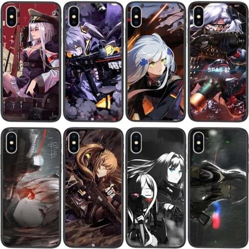 Girls Frontline Gun 404 Black Etui Soft Shell For Xiaomi Mi 10 11 9 10T Pro Lite Ultra Poco X3 F3 NFC CC9 Pro Good Sale Shop