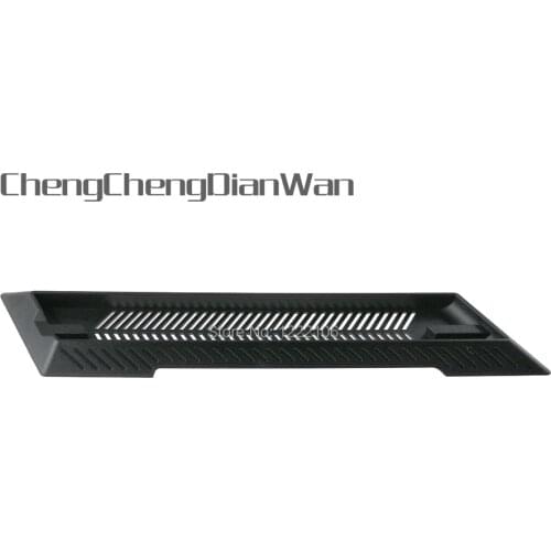 ChengChengDianWan Vertical Stand Dock Mount Supporter Base Holder Cradle for Sony Playstation 4 PS4 Slim Console Black