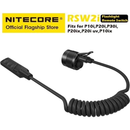 NITECORE RSW2i Flashlight Tactical Remote Switch USB-C for i-Generation flashlamp i4000R P10i P20i P30i P20iX P10iX P20i UV