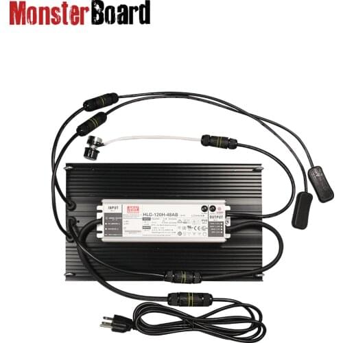 Geeklight Emerson effect monster board V4 120W king grow led brite lm301h 3500K 3000K mix 660nm UV IR full spectrum aeropots