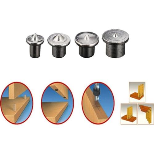 6/8/10/12mm Woodworking Dowel Centers Tenon Alignment Tools Points Marker Solid Dowel Pins Center Point Set Wood Working