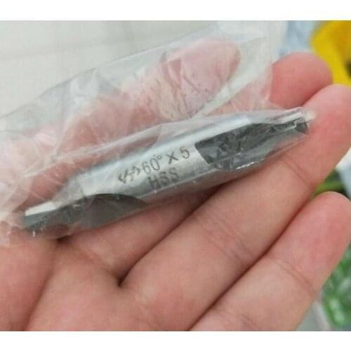 45pcs HSS Combined Center Drill 60 Degree Countersink Angle Bit Set 5mm Metal Drill