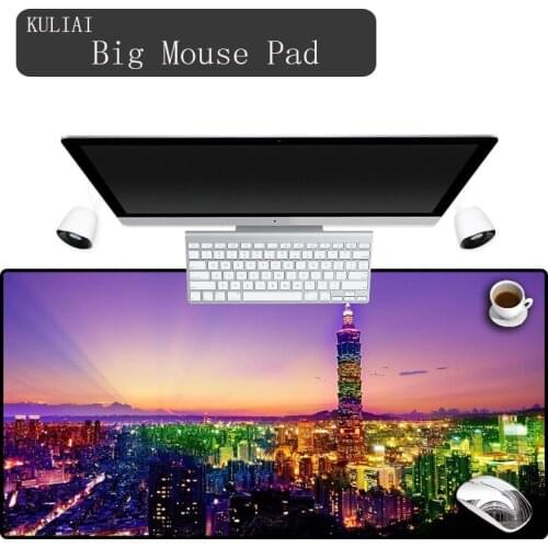 XGZ City Landscape Mousepad Xxl Game Mouse Keyboard Mat 40x90 30x80 Player Mats Laptop Office Desk Pad Gaming Mouse Pad D.va