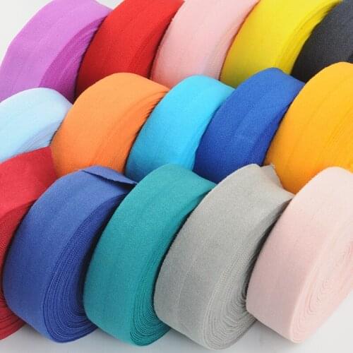 Hemming Strip Fabric 2CM Elastic Clothing Accessories Piping Strip Baby Webbing Baby Elastic Band Half Fold Cloth Belt TJ4262