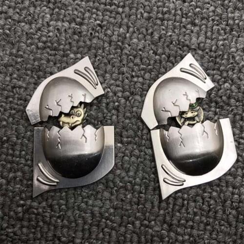 Metal Badge for Kerosene lighter Oil Lighter DIY Handmade Smoker Accessories Gadgets Dragon egg and cobra egg 020