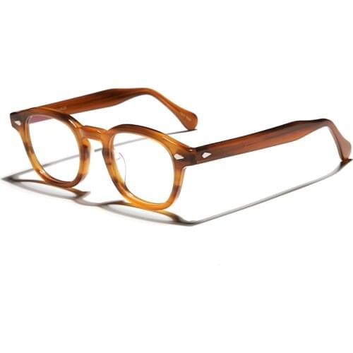 Fashion Johnny Depp Style acetate glasses frame man Optical prescription reading myopia woman eyeglasses Oculos De Grau