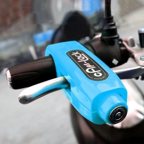 Motorcycle Grip Lock Anti-theft Throttle Handlebar Lock For