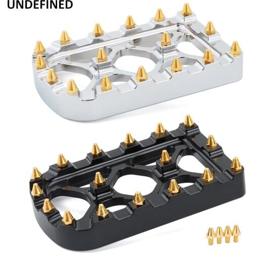 For Harley Brake Pedal Pad Cover CNC Large Foot Pegs Footrest Touring Electra Tour Glide Softail Slim Dyna FLTR FLHR FLHT Trike