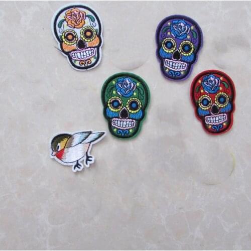 Fashion new arrive different style hot melt adhesive applique embroidery patches stripes DIY clothing accessory C5593-C5612