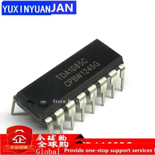 5PCS TDA1085C TDA1085 TDA1085CG DIP-16 NEW ORIGINAL