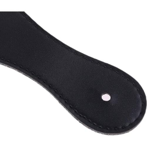Adjustable Soft PU Leather Thick Strap For Electric Acoustic Guitar Bass Black L9BD