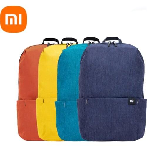 Xiaomi Backpack Men Women Small Bag 10L Colorful Daily Leisure Urban Unisex Sports Traveal Backpacks Orange Yellow Boy Girls