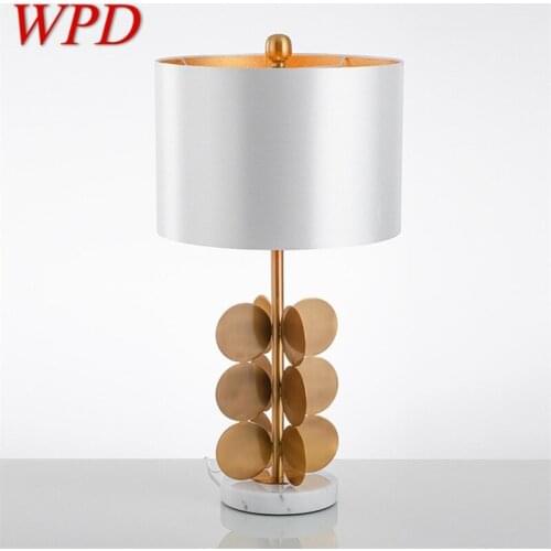 WPD Contemporary Table Lamps For The Bedroom Art Marble Desk Light Home Decorative For Foyer Living Room Office