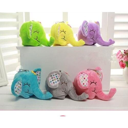 Super Kawaii BIG Floral Elephant 12CM Approx. DOLL Plush Stuffed TOY DOLL Sucker Car & Room & Window Pendant Bouquet TOY DOLL