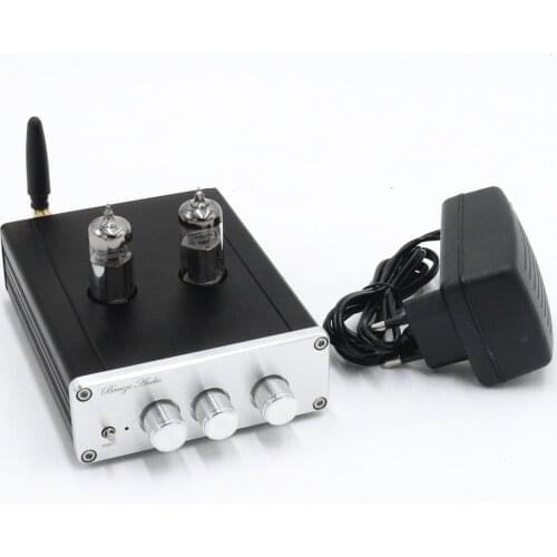 Bluetooth 5.0 4.2 6J5 Tube Preamplifier NE5532 Preamp Tweeter Bass Adjust buffer Pre Speakers Amplifier